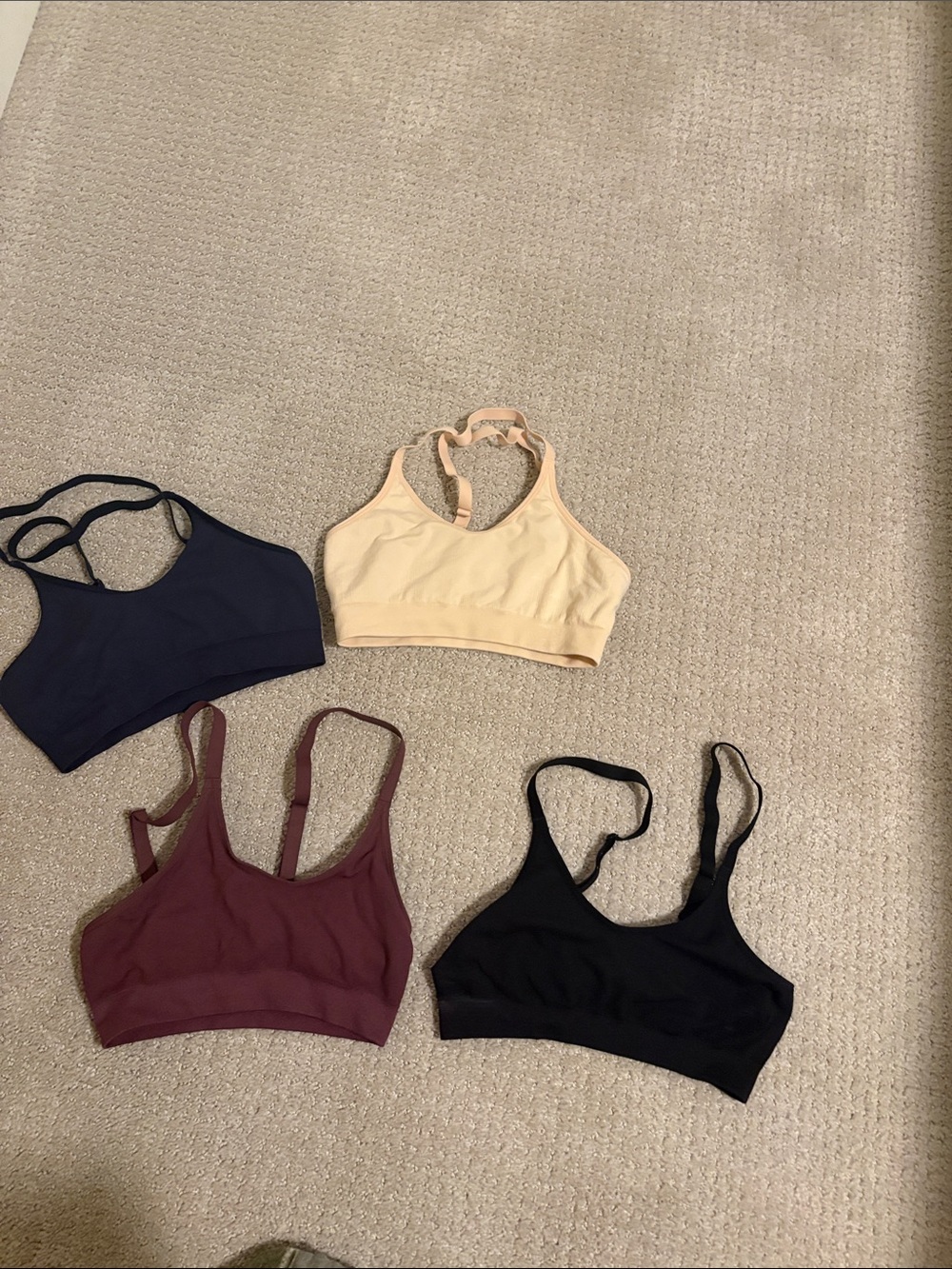 Bundle Bombas Adjustable Strap Bralettes size XS/S
